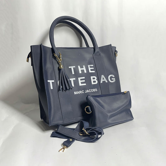 "The Tote Bag" for Women – Marc Jacobs Style Handbag with Pouch & Strap
