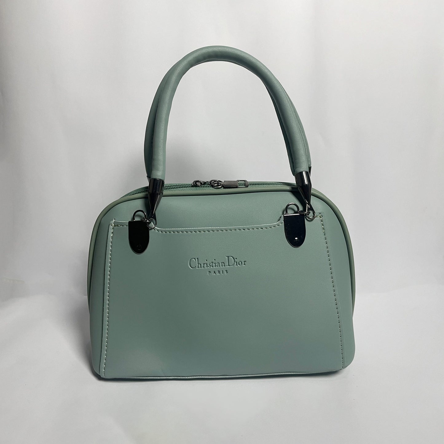 Elegant Navy Blue Handbag for Women – Designer Style Shoulder & Hand Carry Bag with Gold Hardware