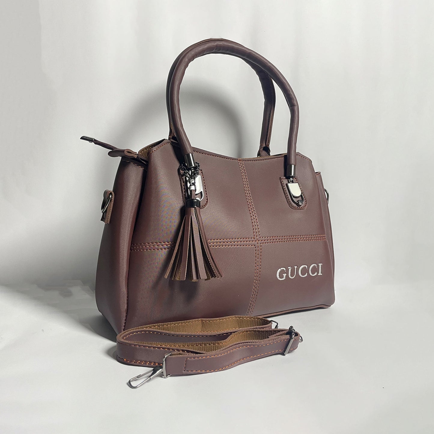 Stylish Brown Handbag for Girls – Elegant  Purse with Wrist Strap | AmHa collections