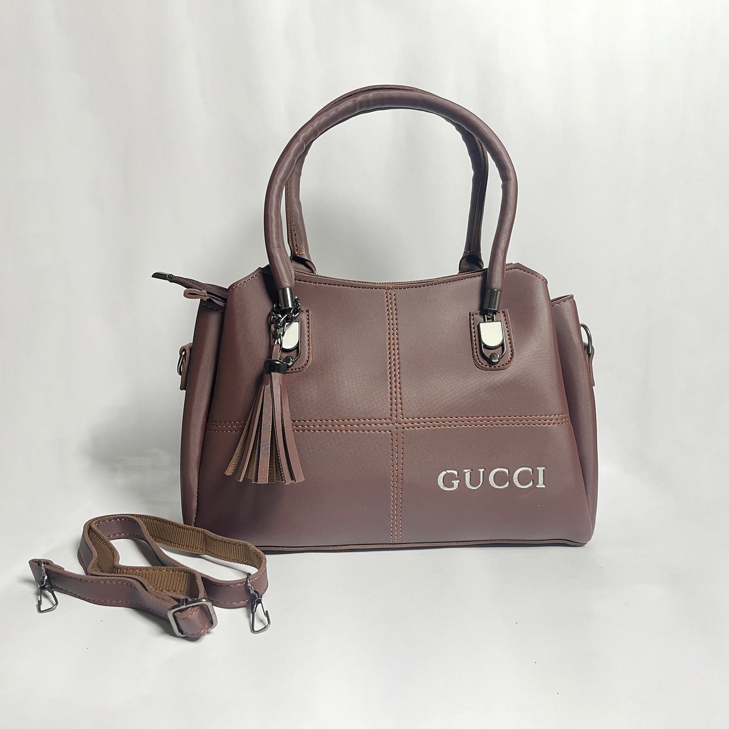 Stylish Brown Handbag for Girls – Elegant  Purse with Wrist Strap | AmHa collections