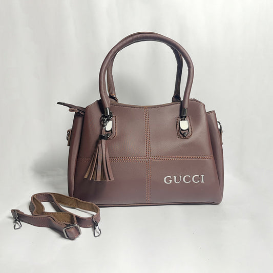 Stylish Brown Handbag for Girls – Elegant  Purse with Wrist Strap | AmHa collections